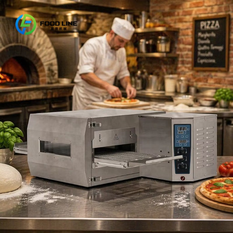 Pizza Conveyor Oven - Forno a nastro commerciale personalizzato per