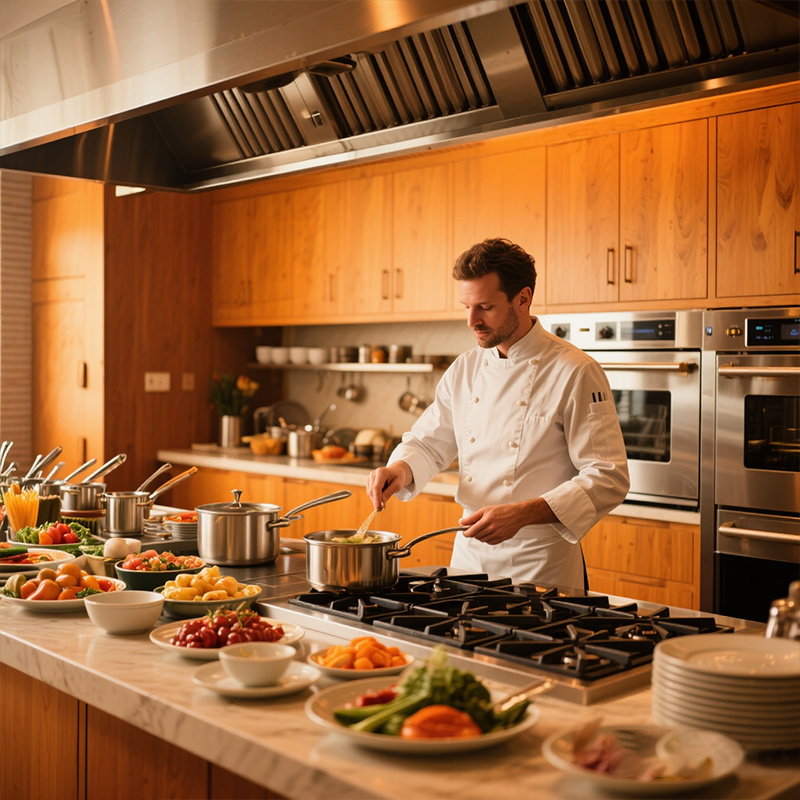 Range Commercial Kitchen - Attrezzatura da cucina commerciale automatica Gamma
