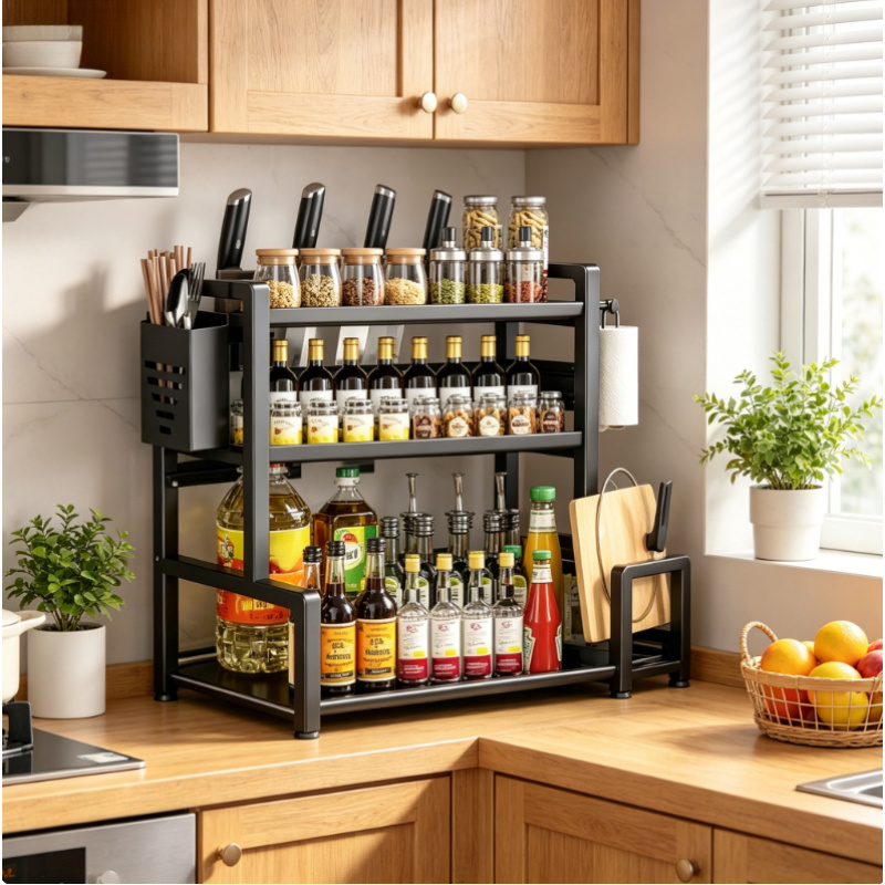 Commercial Kitchen Knife Holder - Organizzatore per Spezie da Cucina, Portaoggetti