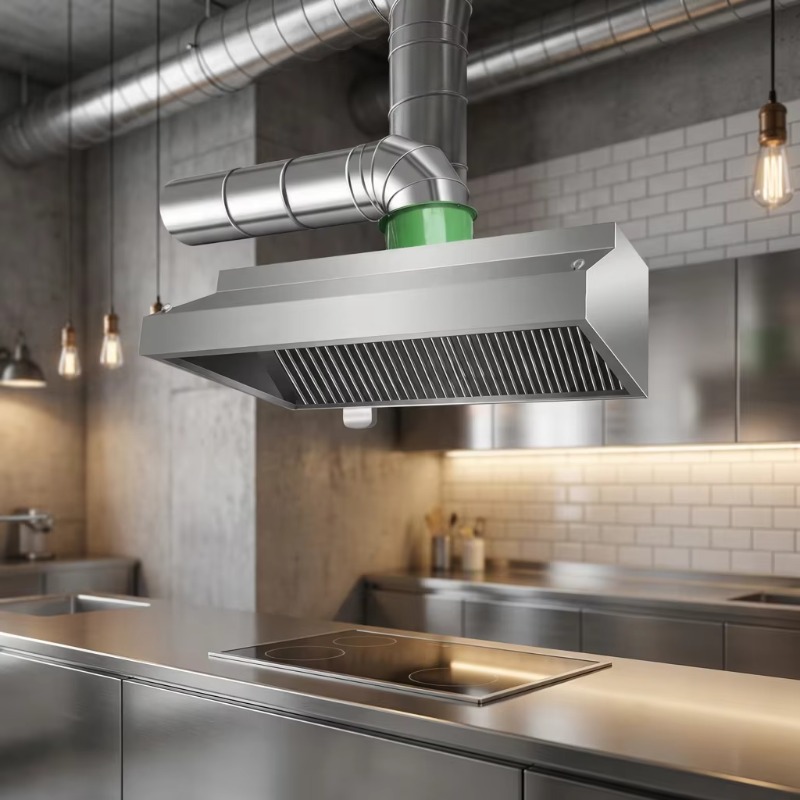 Commercial Kitchen Wall - Cappa Aspirante Commerciale Personalizzabile da Parete