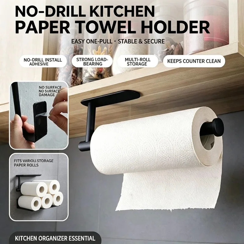 Commercial Kitchen Wall Shelves - Portarotolo di carta, porta asciugamani, mensola