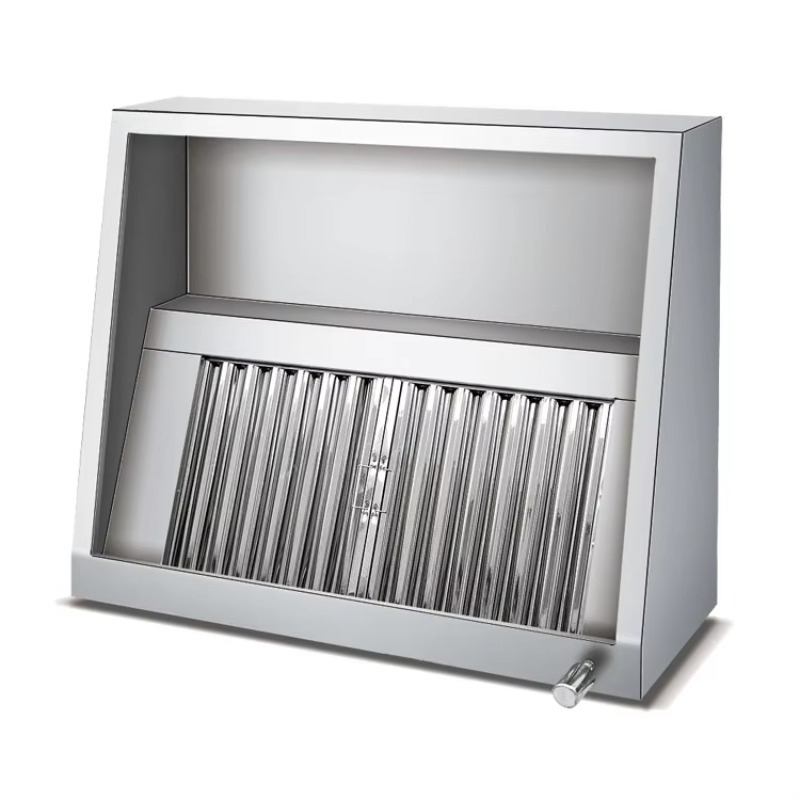 Range Commercial Kitchen - Cappa aspirante commerciale in acciaio inox