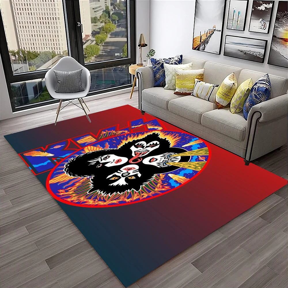 Commercial Kitchen Floor - Tappeto retrò KISS Rock Band per