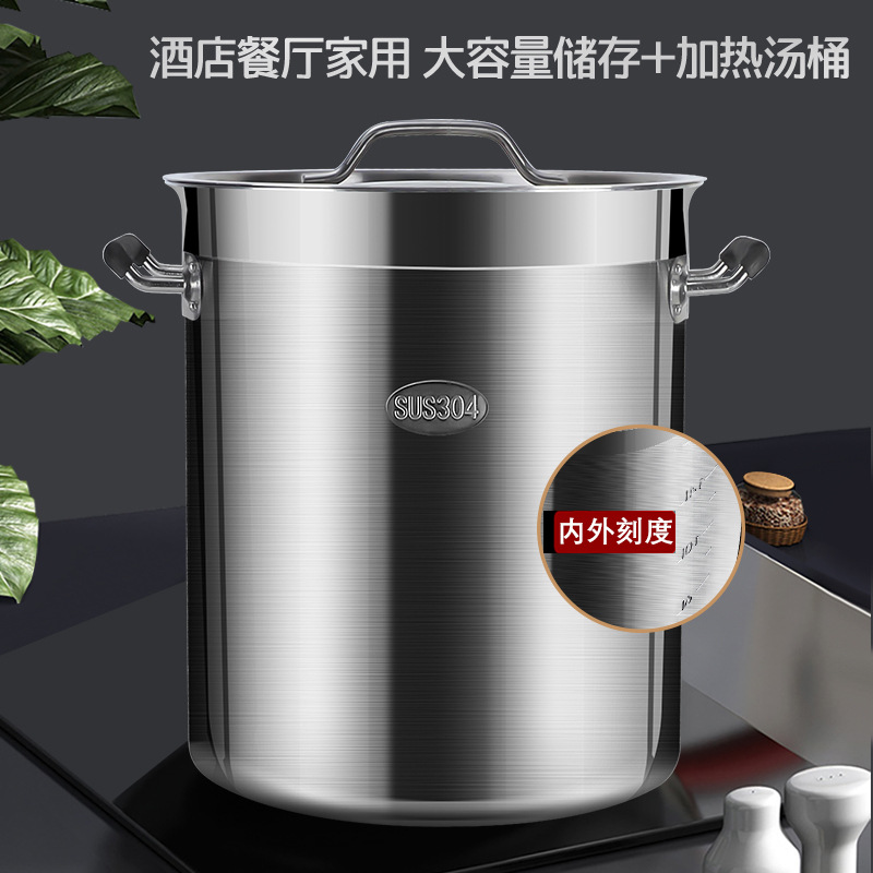 Induction Cooker Commercial - Pentola per zuppa barile in acciaio