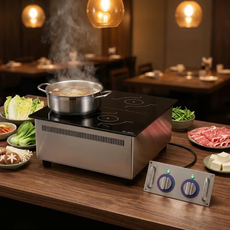 Commercial Kitchen Induction - Piano Cottura a Induzione Commerciale Integrato