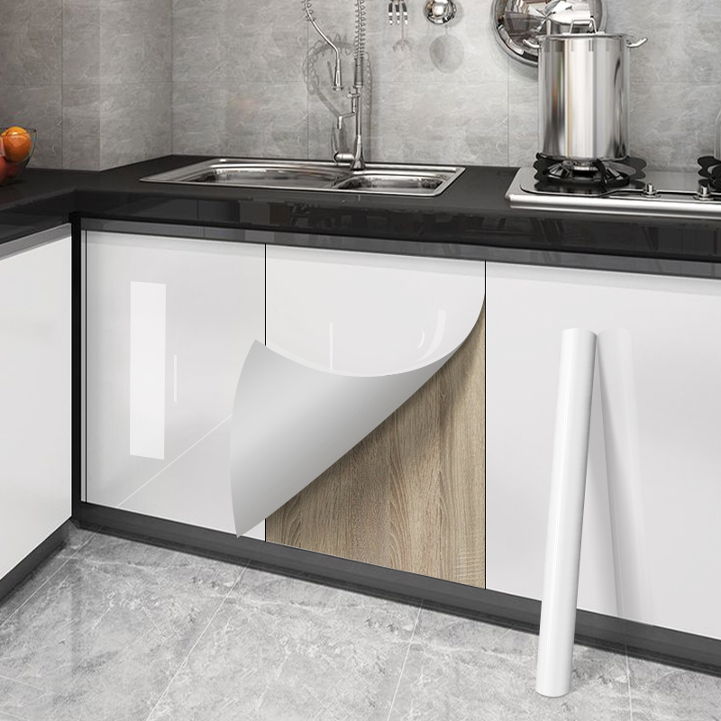Commercial Kitchen Wall - Adesivi Murali Lucidi Bianchi per Mobili,