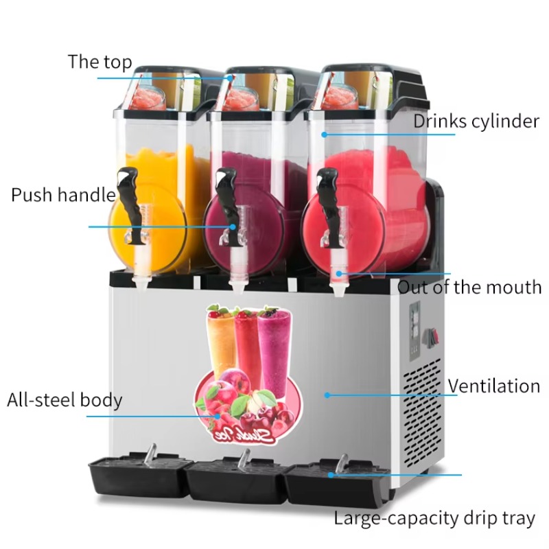 Slushy Machine - Macchina Automatica Commerciale per Granita, Capacità