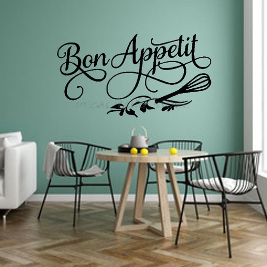 Commercial Kitchen Wall - Buon Appetito Cita Decalcomania Della Parete
