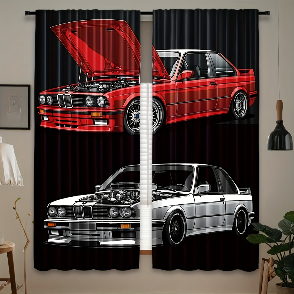 Commercial Kitchen Canopy - Set di 2 tende dal design