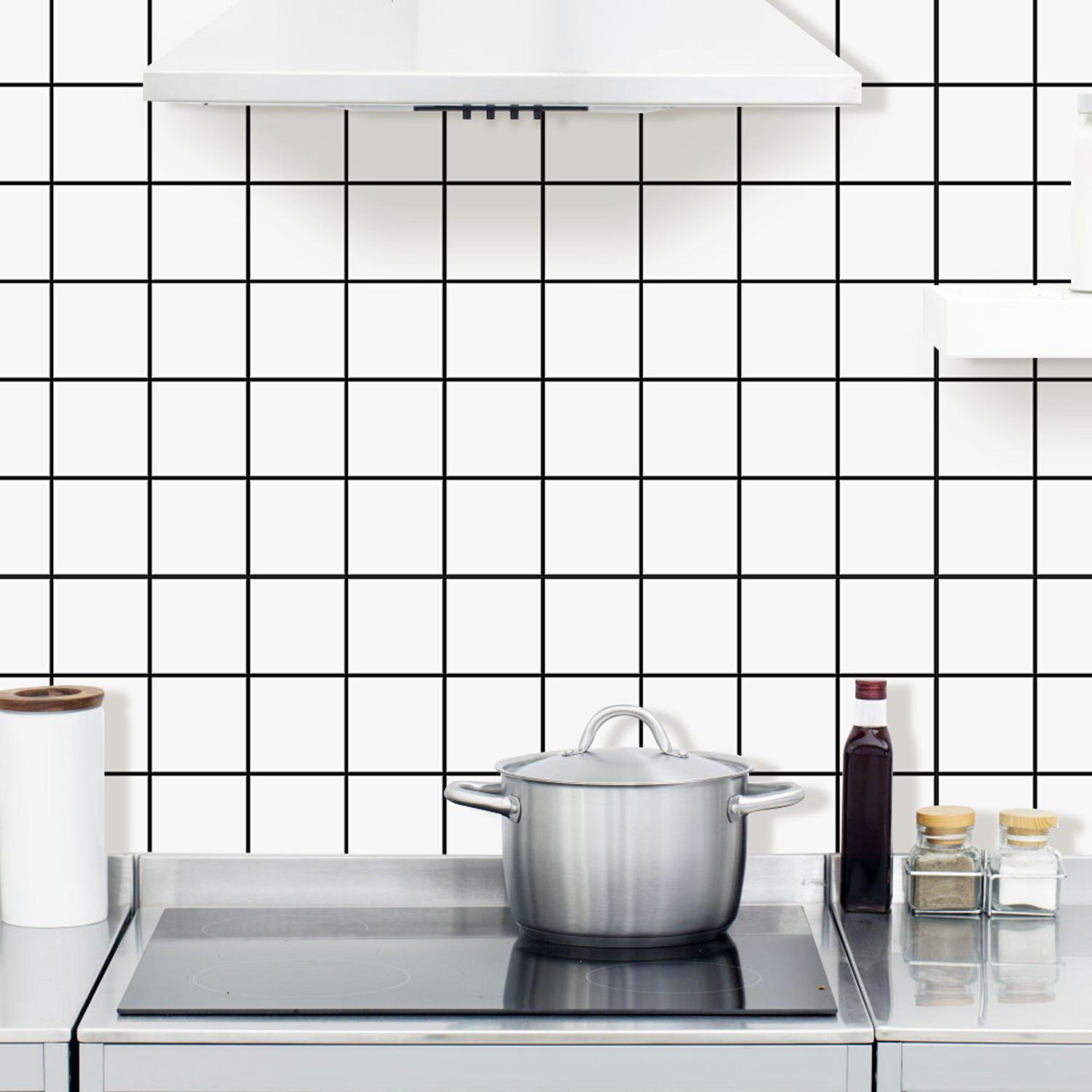10 adesivi quadrati premium pe - Commercial Kitchen Wall recensione e prezzo