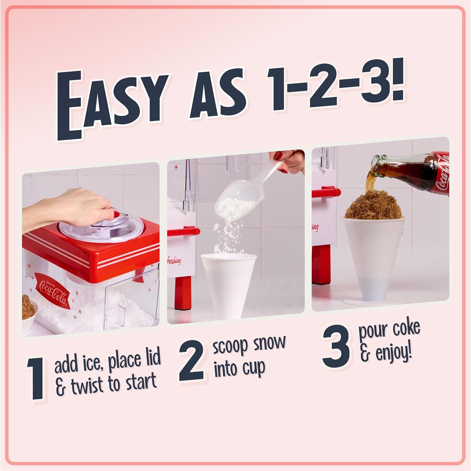 Macchina per coni di neve Coca - Slushy Machine recensione e prezzo