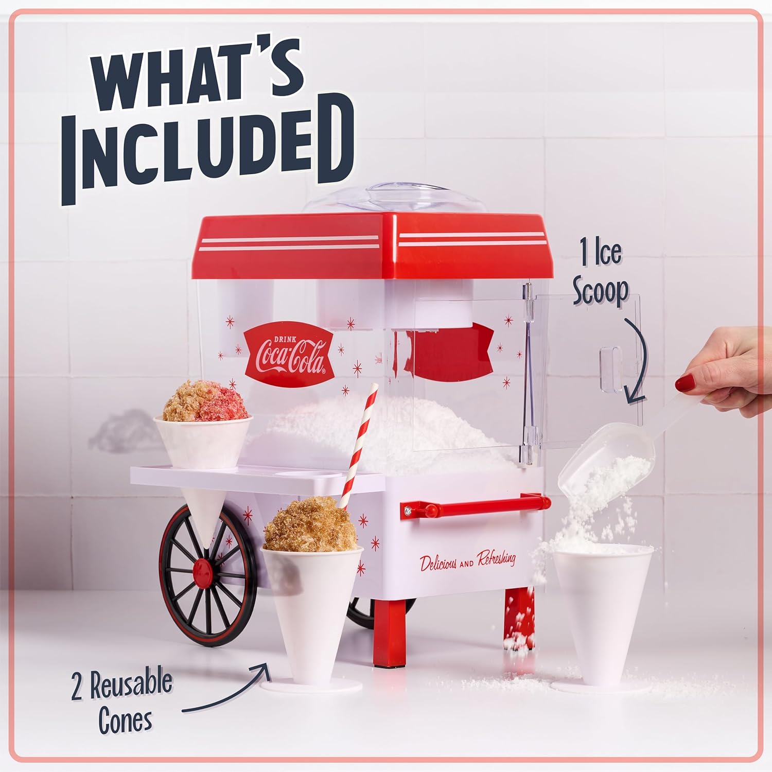 Macchina per coni di neve Coca - Slushy Machine recensione e prezzo