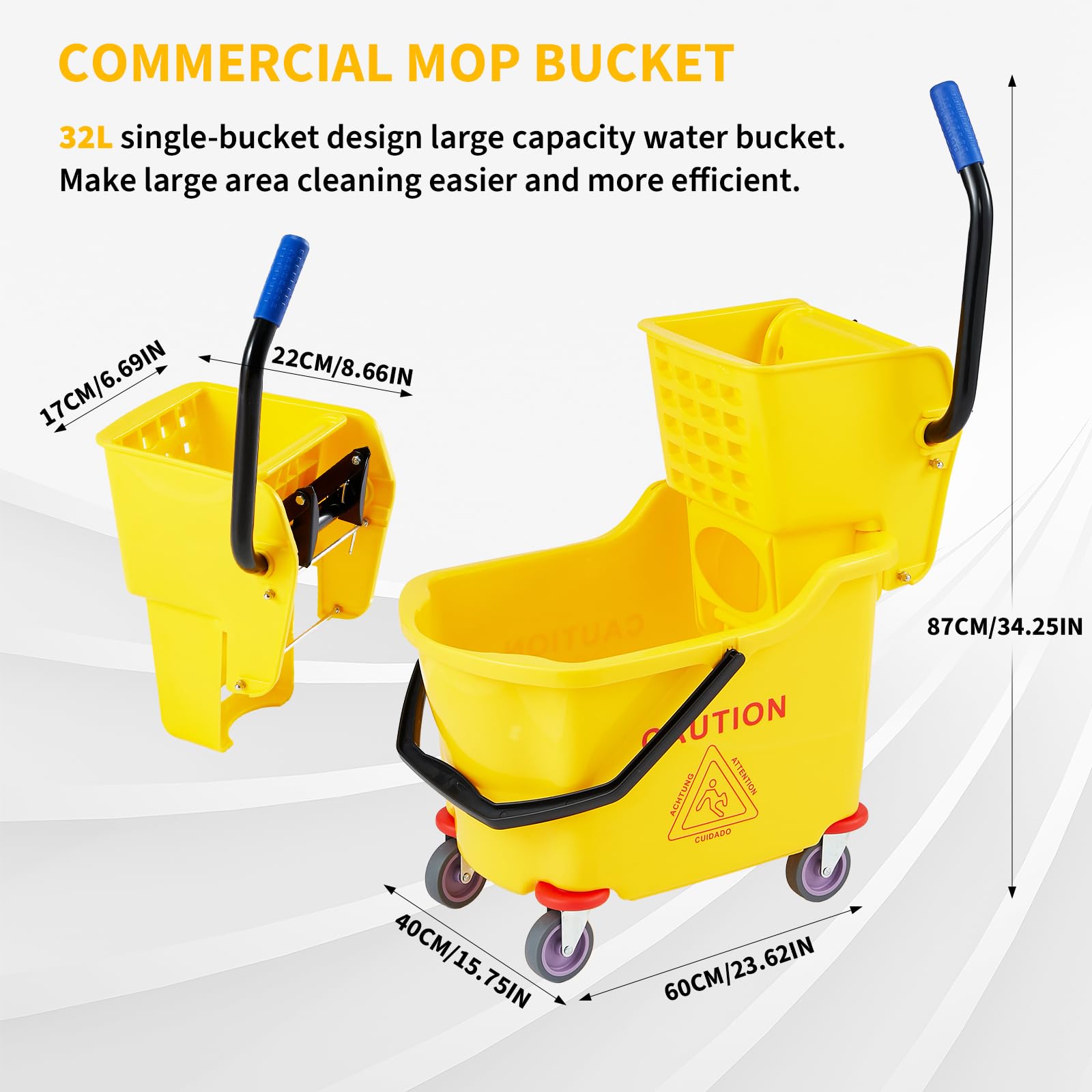 Secchio per Mop Commerciale co - Commercial Kitchen Floor recensione e prezzo