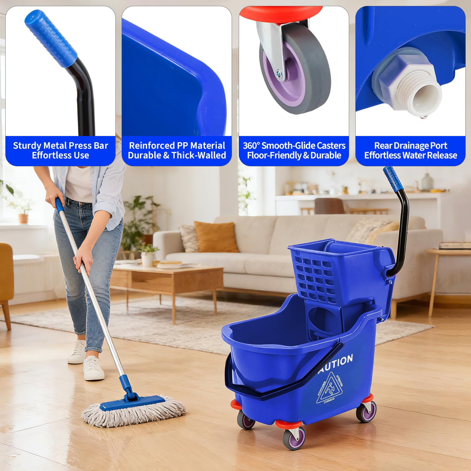 Secchio per Mop Commerciale co - Commercial Kitchen Floor recensione e prezzo