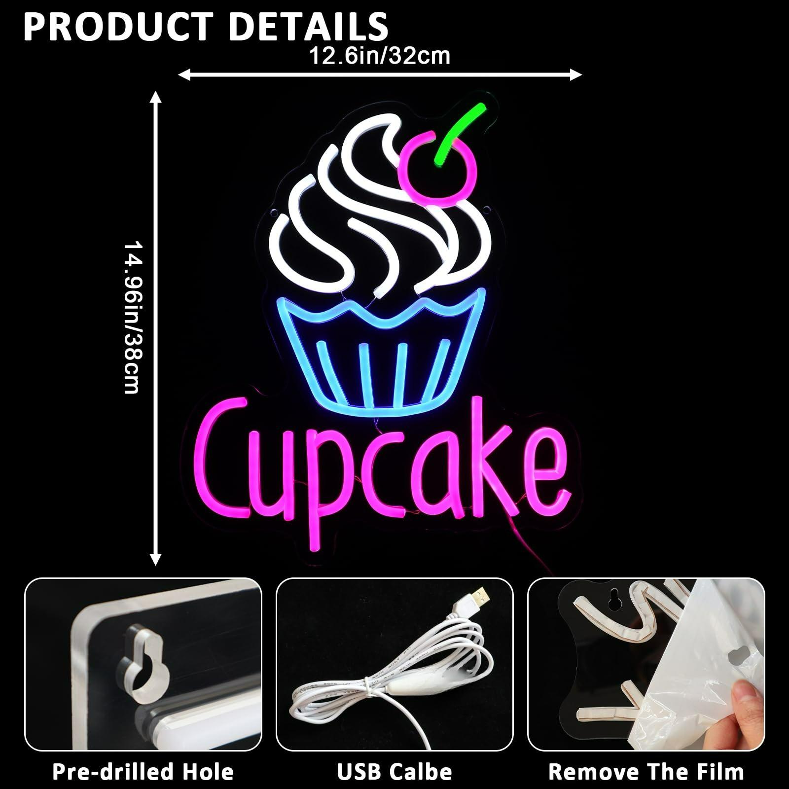 Insegna al neon per cupcake pe - Commercial Kitchen Store recensione e prezzo