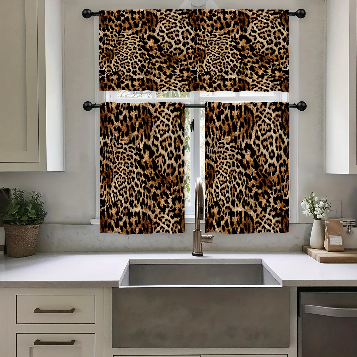 Set di 3 tende da cucina con s - Commercial Kitchen Canopy recensione e prezzo