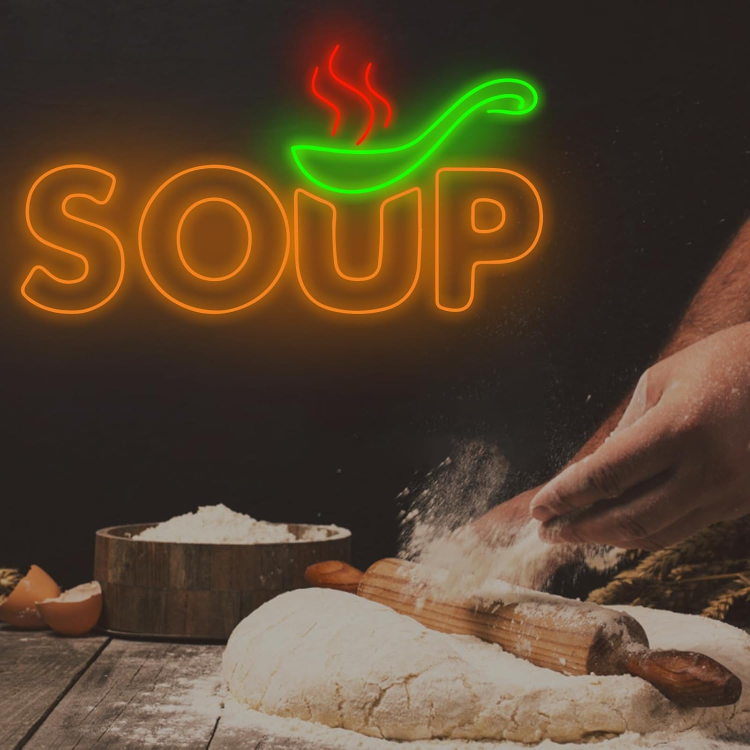 Insegna al Neon 'Soup' Aliment - Commercial Kitchen Japanese recensione e prezzo