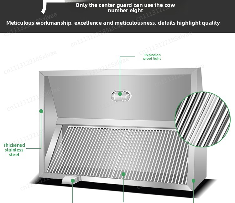 Cappa aspirante in acciaio ino - Range Commercial Kitchen recensione e prezzo