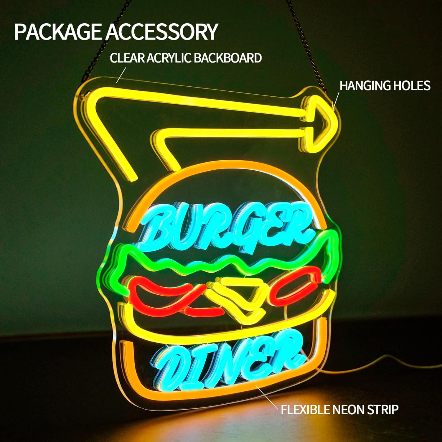 Insegna al Neon a Forma di Ham - Commercial Kitchen Store recensione e prezzo