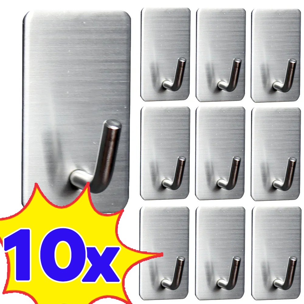 1-10 pezzi gancio autoadesivo  - Commercial Kitchen Wall Shelves recensione e prezzo