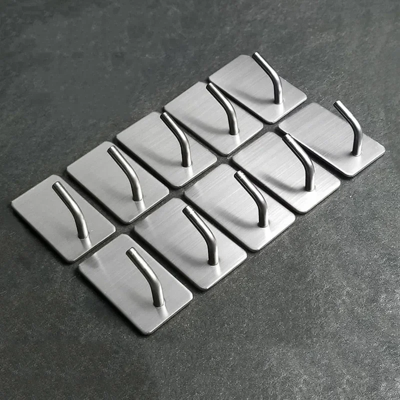 1-10 pezzi gancio autoadesivo  - Commercial Kitchen Wall Shelves recensione e prezzo