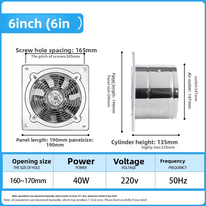 Ventilatore da cucina in accia - Commercial Kitchen Exhaust recensione e prezzo