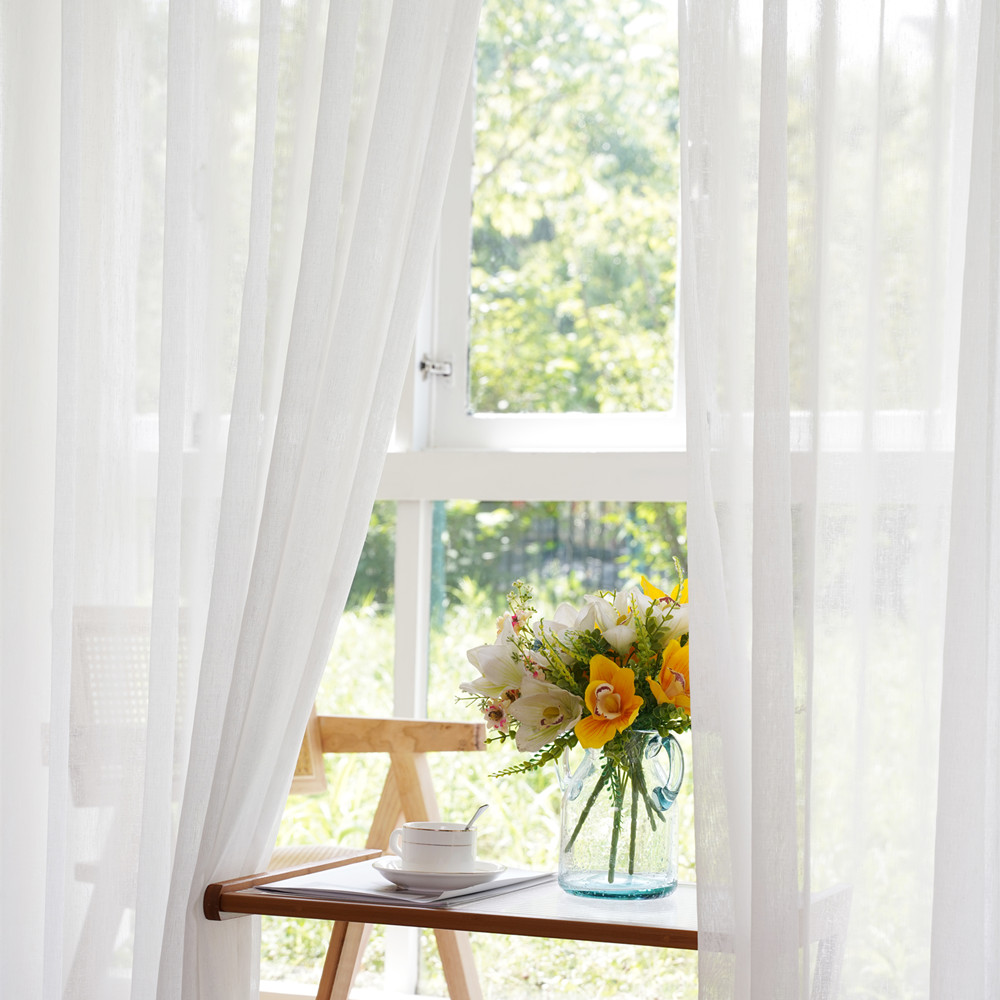 Pieghe in lino bianco crema co - Commercial Kitchen Canopy recensione e prezzo